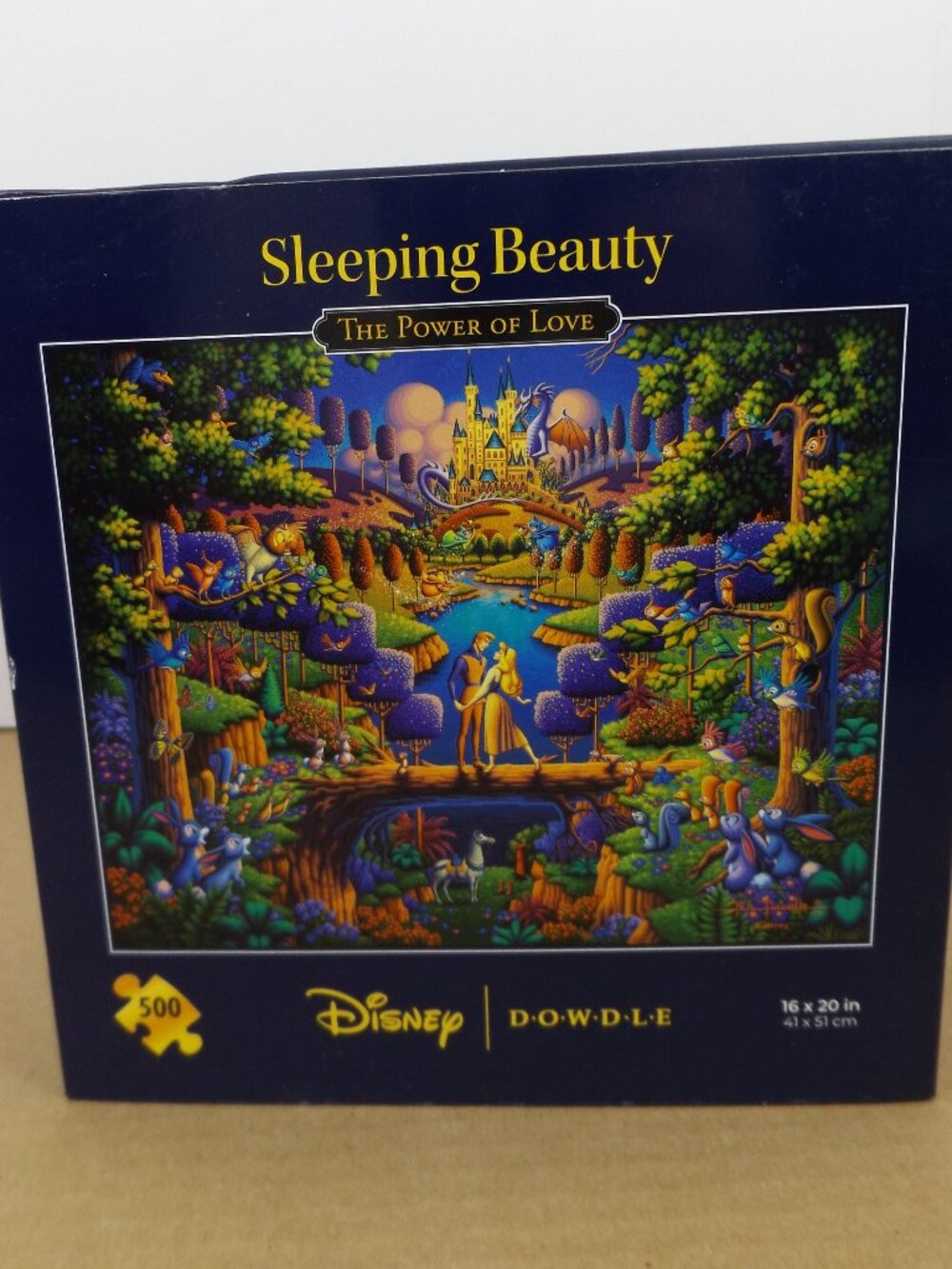 Sleeping Beauty Power of Love - 500 Piece Jigsaw Disney Puzzle by Dowdle